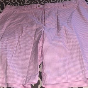 Peter Millar pink pattern men’s shorts